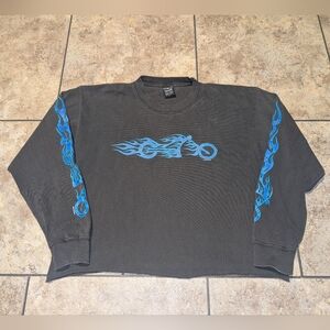 Lightning Wear Vintage 2001 Long Sleeve Mens Large Ladies XL Fader!!!!!!